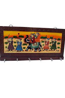 Handicraft Wooden Key Holder