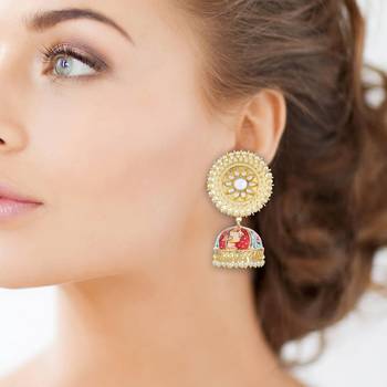 Multicolor Kundan Danglers-Drops 1