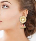 Multicolor Kundan Danglers-Drops