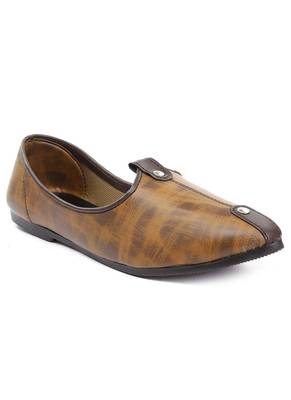  Casual Ethnic Brown Juttis Shoes For Men 5