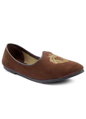  Casual Ethnic Brown Juttis Shoes For Men 2