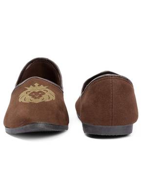  Casual Ethnic Brown Juttis Shoes For Men 4