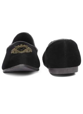  Casual Ethnic Black Juttis Shoes For Men 4
