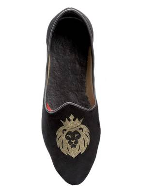  Casual Ethnic Black Juttis Shoes For Men 5