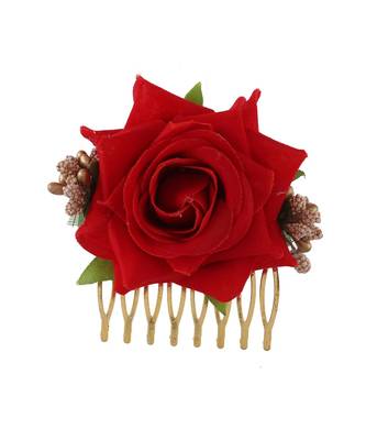 Beautiful Flower Hair Comb Pin 1