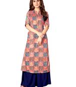 Kimisha Multicolor Rayon Cotton A LINE Kurti