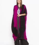 Pink Embroidered Cotton Salwar