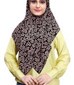 Soft Chiffon Printed 100 * 100 Square Scarf Hijab Dupatta For Women