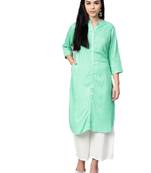 Pink printed liva kurtas-and-kurtis