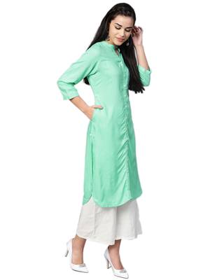 Pink printed liva kurtas-and-kurtis 3