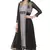 Grey Embroidered Crepe Salwar