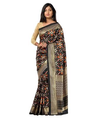 Black and Red Patola  saree 1