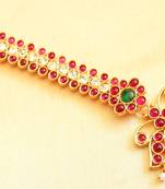 Beautiful Antique Kemp Green Bridal Maang Tikka  Dj13768