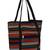 Anekaant Striped Women's Shopping Bag Black & Multi