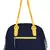 Anekaant Floral Canvas Shoulder Bag Navy & Yellow