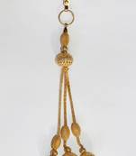 Ethnic Gold Saree Lehenga Challa Waist Key Chain Satka