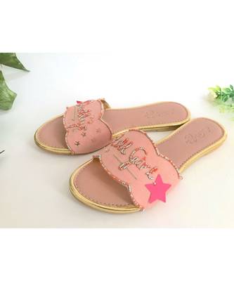 Pink Leather Daddy's Lill Girl Flats Footwear 2
