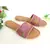 purple leather Mama Bear  flats footwear