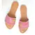 purple leather Mama Bear  flats footwear