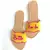 yellow leather Bride To Be  flats footwear