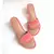 pink leather Birthday Queen  flats footwear