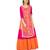 Libas Pink printed viscose kurti