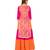 Libas Pink printed viscose kurti