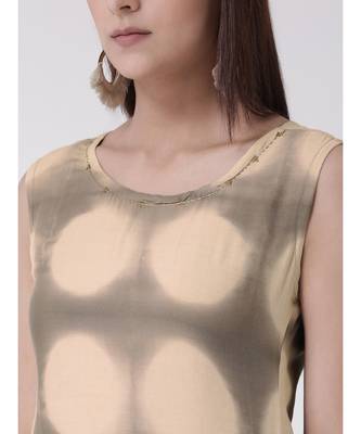 Women's Brown Rayon Calf Length Kurta 5