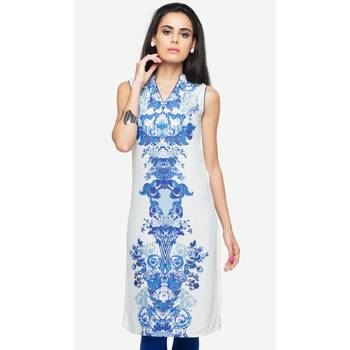 White printed rayon kurtas-and-kurtis 1