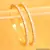 Embellished Gold Plated Single Line Solitaire Look Bangles