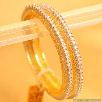 Embellished Diamond Look Single Line Bangles 1
