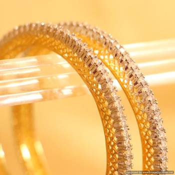 Embellished Diamond Look Single Line Bangles 2
