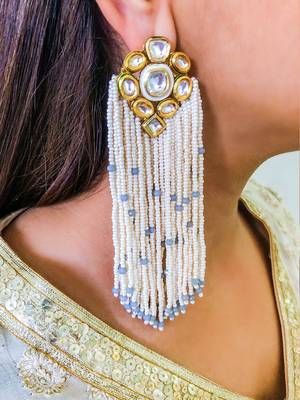 Turquoise Danglers-Drops 1