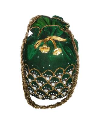 Women's Handcrafted Bridal Potli Bag 1