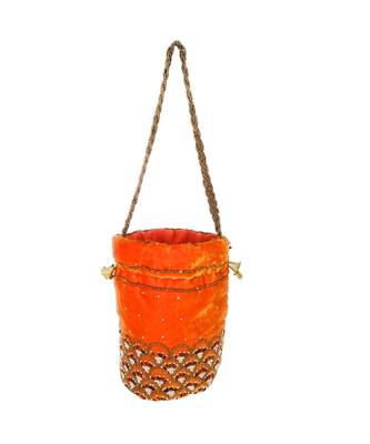 Women's Handcrafted Bridal Potli Bag 2