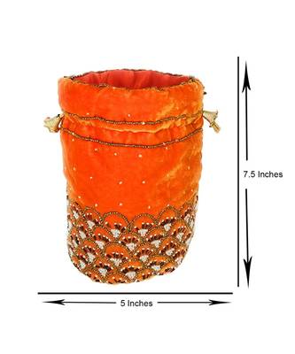 Women's Handcrafted Bridal Potli Bag 4