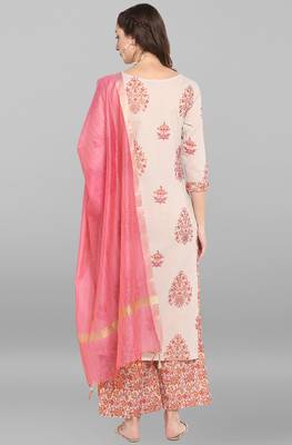 Multicolor printed cotton ethnic kurtis 5