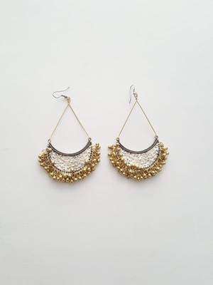 Gold Plated Ghungroo Chandbali 1