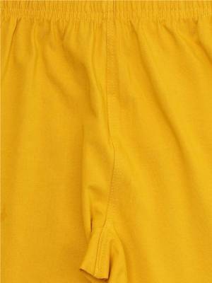 Mustard Cotton Lycra Solid Legging 5