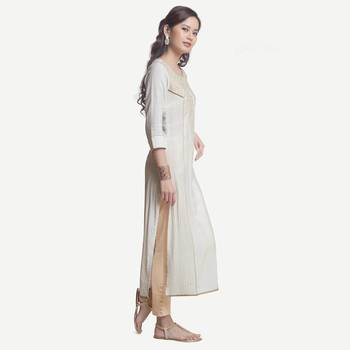 White embroidered viscose kurtas-and-kurtis 2
