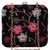 Anekaant Vista Embroidered Velvet Clutch Navy Blue