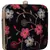 Anekaant Vista Embroidered Velvet Clutch Navy Blue