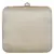Anekaant Vista Embellished Faux Silk Box Clutch Beige