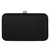 Anekaant Spiffy Embroidered Faux Silk Box Clutch Black