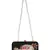 Anekaant Spiffy Embroidered Faux Silk Box Clutch Black