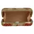 Anekaant Tulle Embroidered Faux Silk Box Clutch Beige