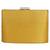 Anekaant Oblong Embellished Faux Silk Box Clutch Yellow & Gold