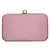 Anekaant Adorn Sequines Embellished Faux Silk Box Clutch Pink & Multi