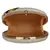 Anekaant Kathak Embroidered Faux Silk Round Clutch White & Multi