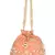 Anekaant Dangle Embellished Velvet Potli Peach & Multi